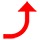 矢印右斜め上